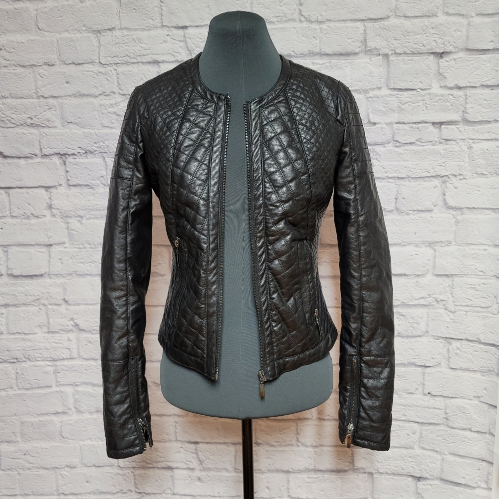 American Culture Leather Jacket - Small